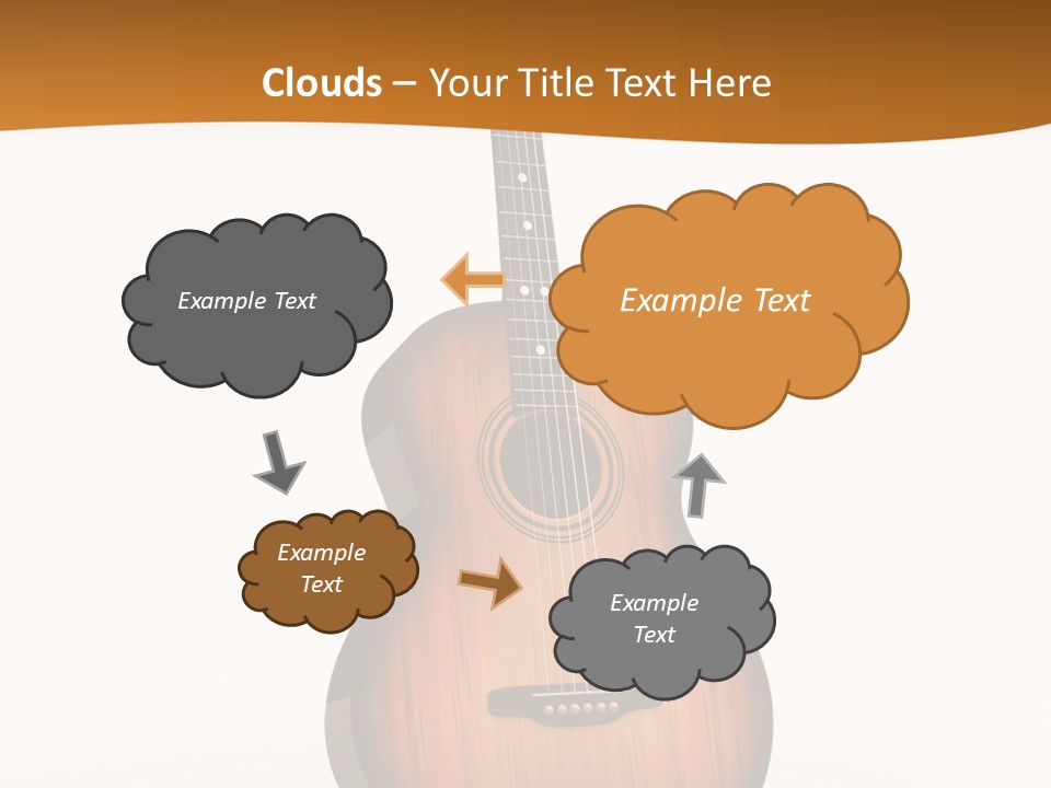 Guitarist Guitar Vintage PowerPoint Template