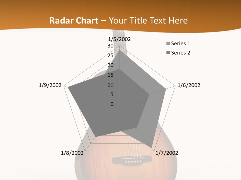 Guitarist Guitar Vintage PowerPoint Template