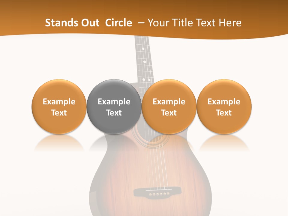 Guitarist Guitar Vintage PowerPoint Template
