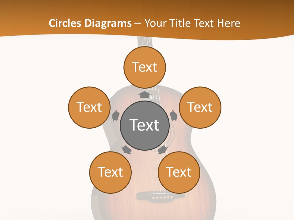 Guitarist Guitar Vintage PowerPoint Template