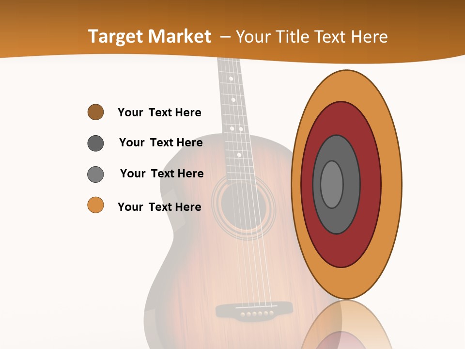 Guitarist Guitar Vintage PowerPoint Template