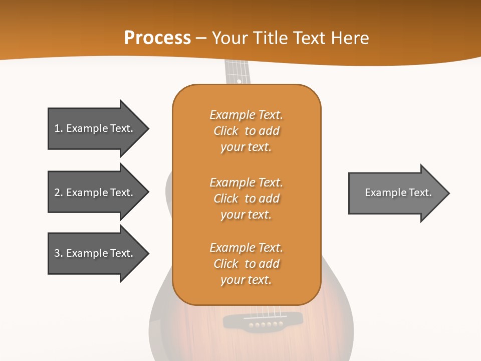 Guitarist Guitar Vintage PowerPoint Template