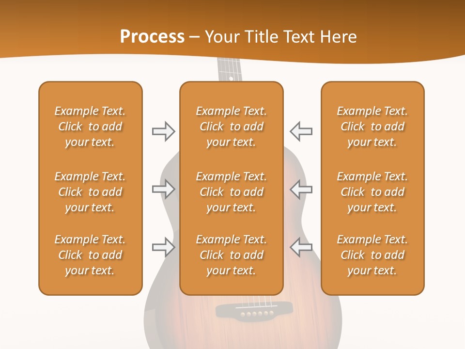 Guitarist Guitar Vintage PowerPoint Template