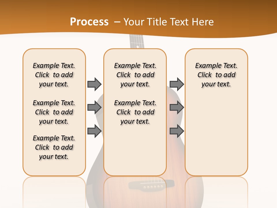 Guitarist Guitar Vintage PowerPoint Template