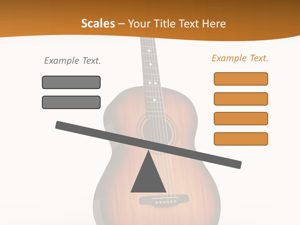 Guitarist Guitar Vintage PowerPoint Template
