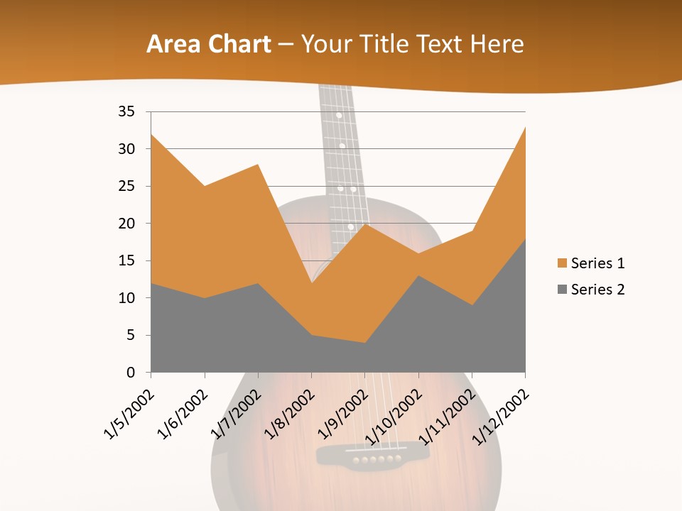 Guitarist Guitar Vintage PowerPoint Template