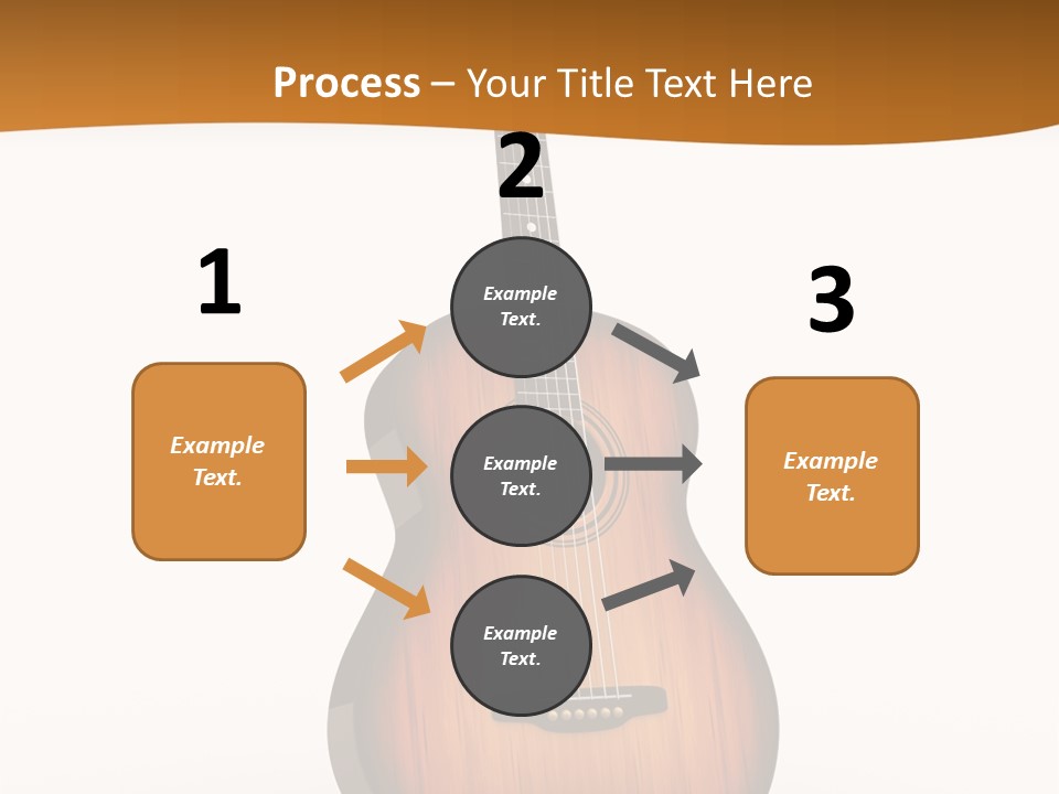Guitarist Guitar Vintage PowerPoint Template