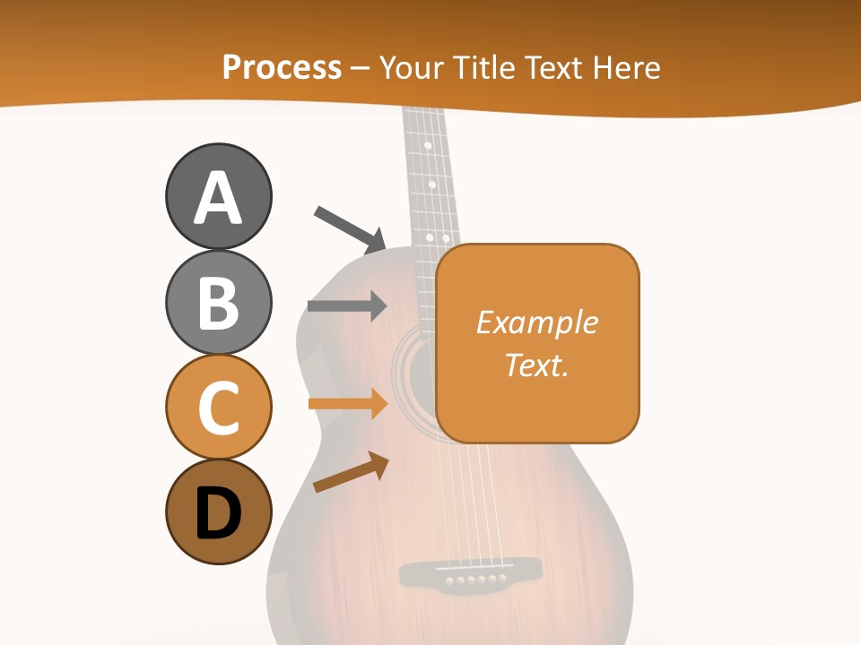 Guitarist Guitar Vintage PowerPoint Template