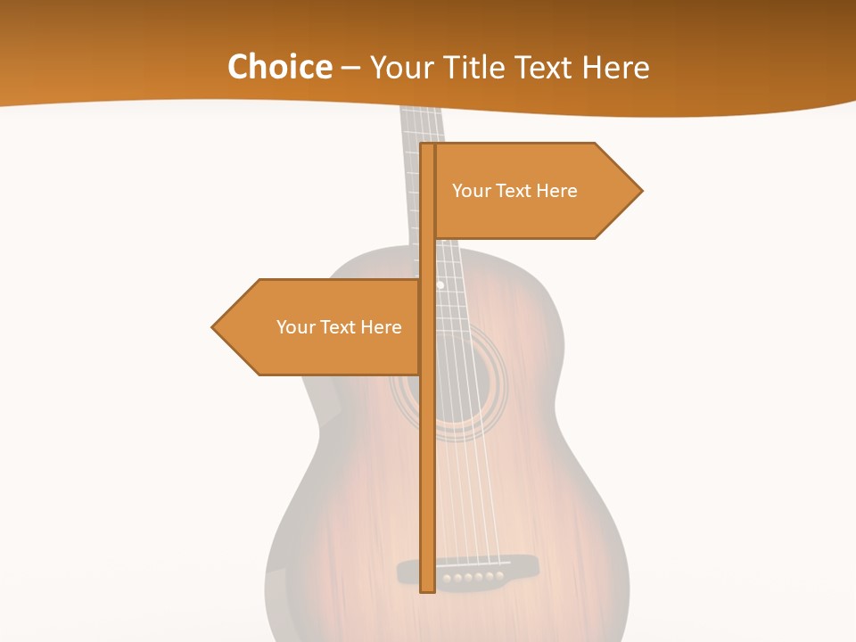 Guitarist Guitar Vintage PowerPoint Template