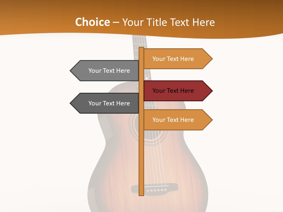 Guitarist Guitar Vintage PowerPoint Template