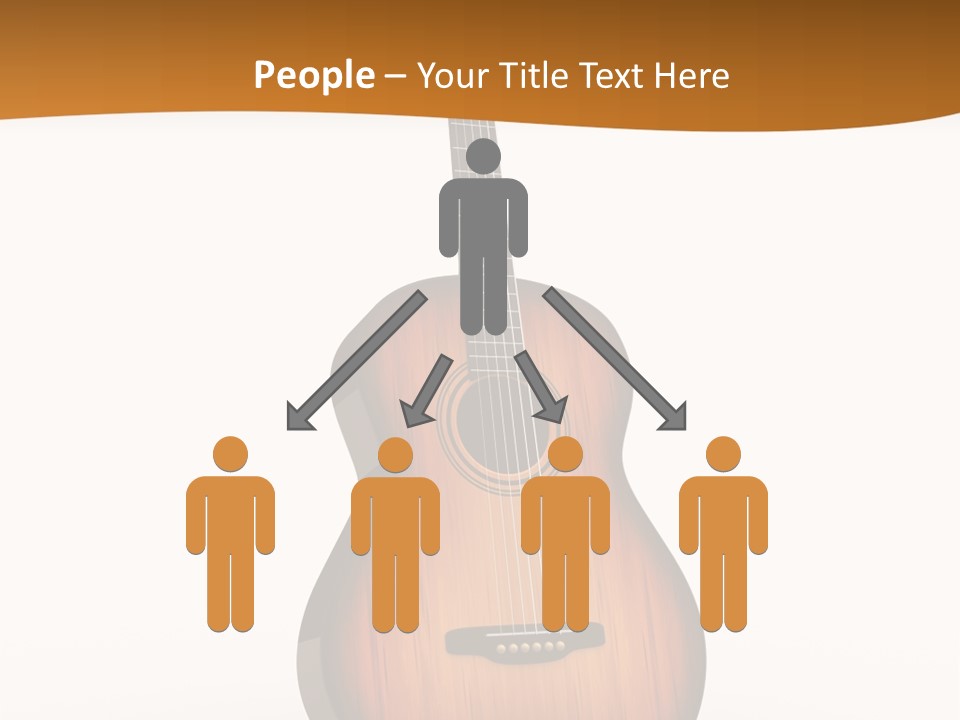 Guitarist Guitar Vintage PowerPoint Template