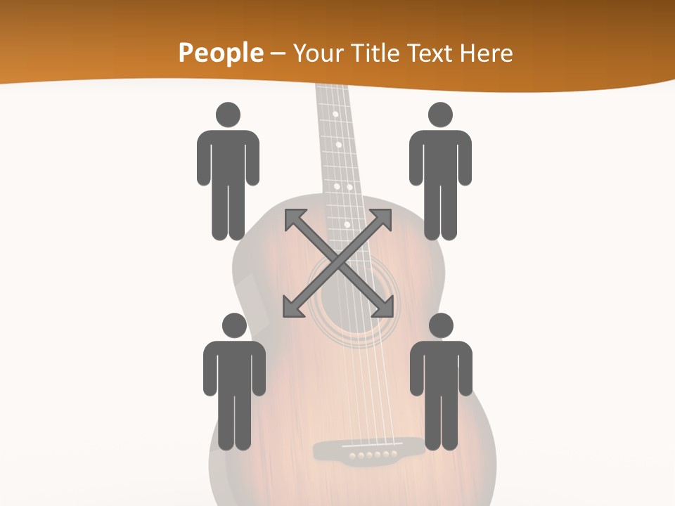 Guitarist Guitar Vintage PowerPoint Template