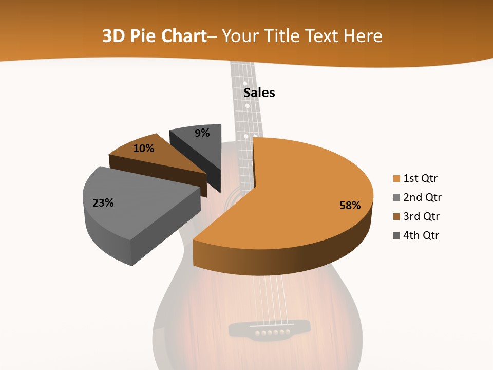 Guitarist Guitar Vintage PowerPoint Template