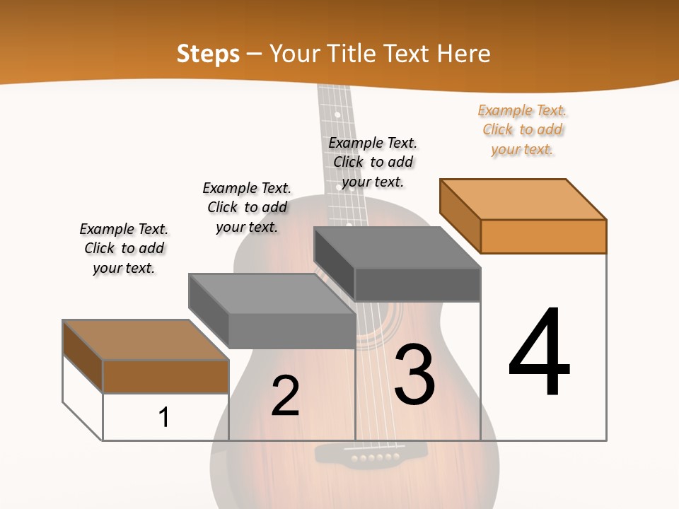 Guitarist Guitar Vintage PowerPoint Template