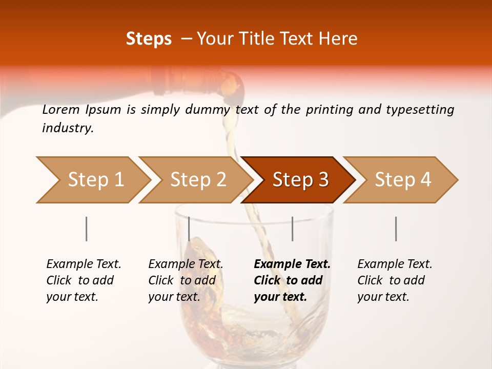 Whisky Scotch Pour PowerPoint Template