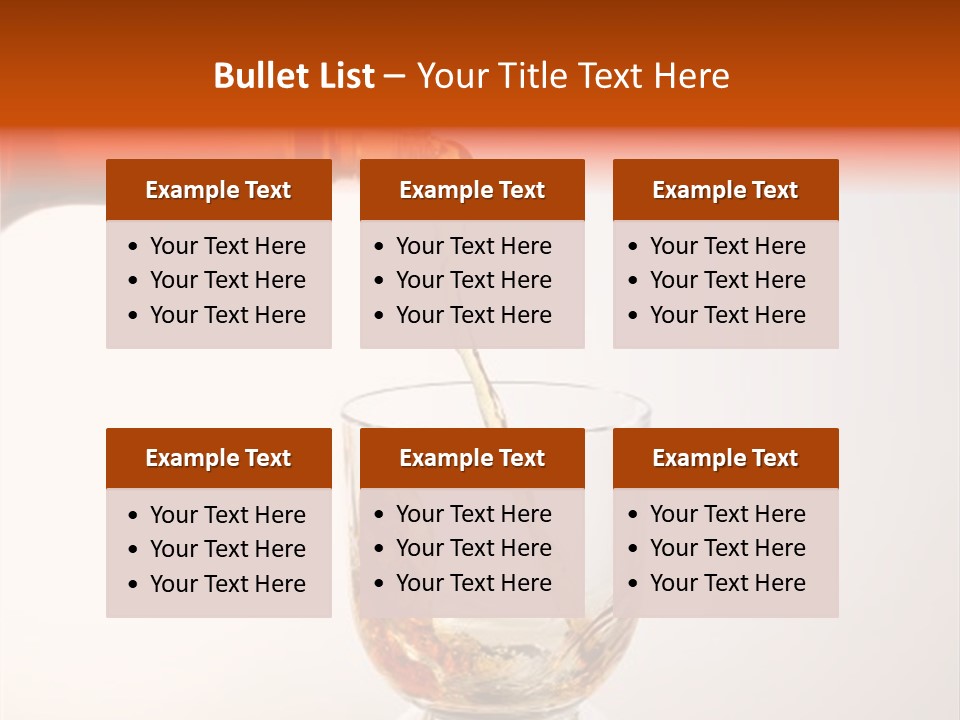 Whisky Scotch Pour PowerPoint Template