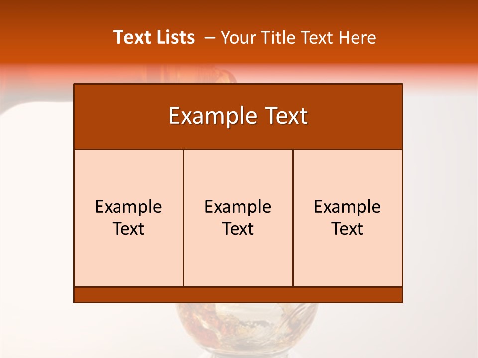 Whisky Scotch Pour PowerPoint Template