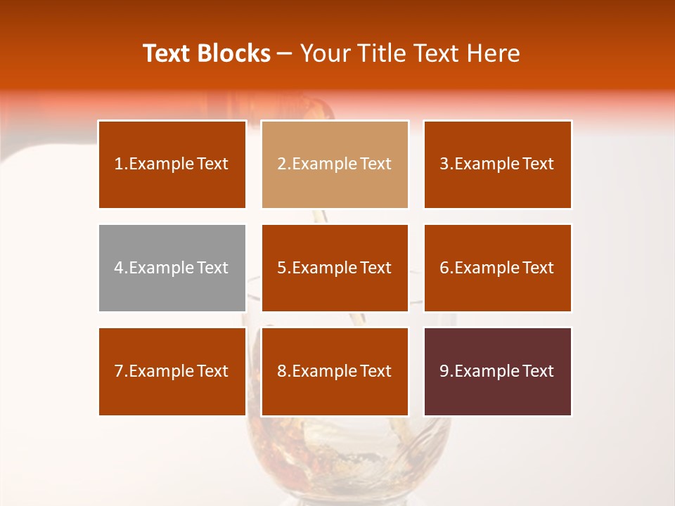 Whisky Scotch Pour PowerPoint Template