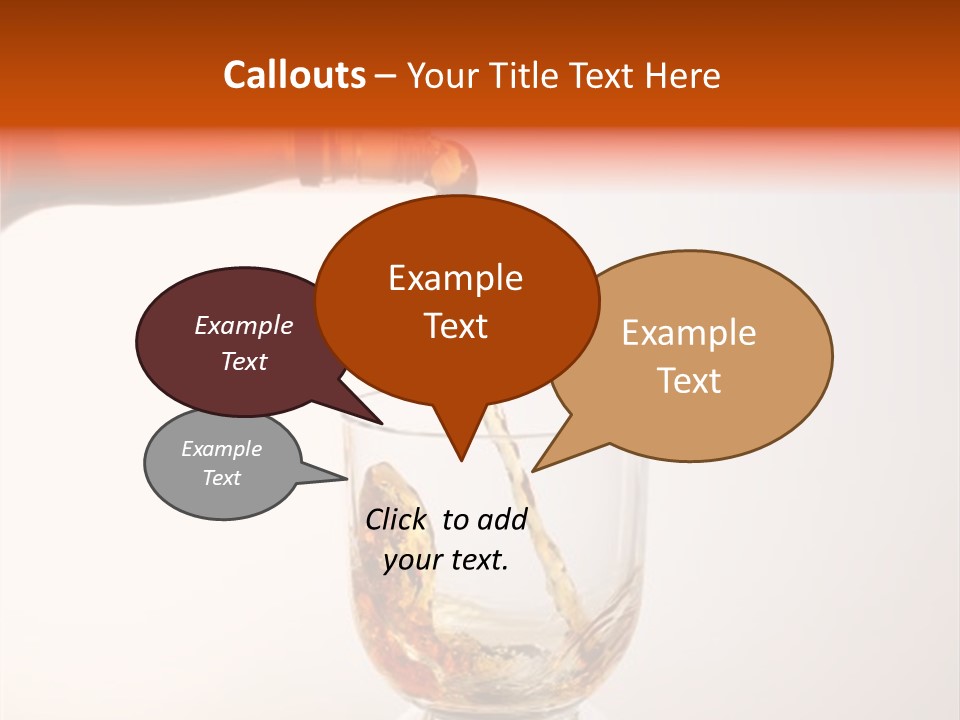 Whisky Scotch Pour PowerPoint Template