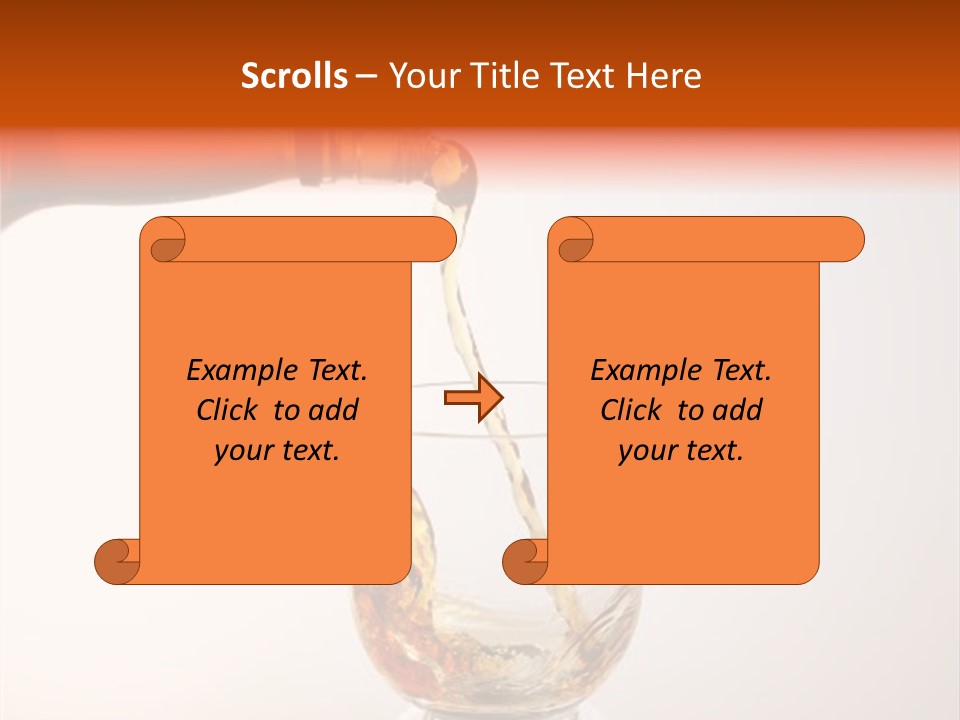Whisky Scotch Pour PowerPoint Template
