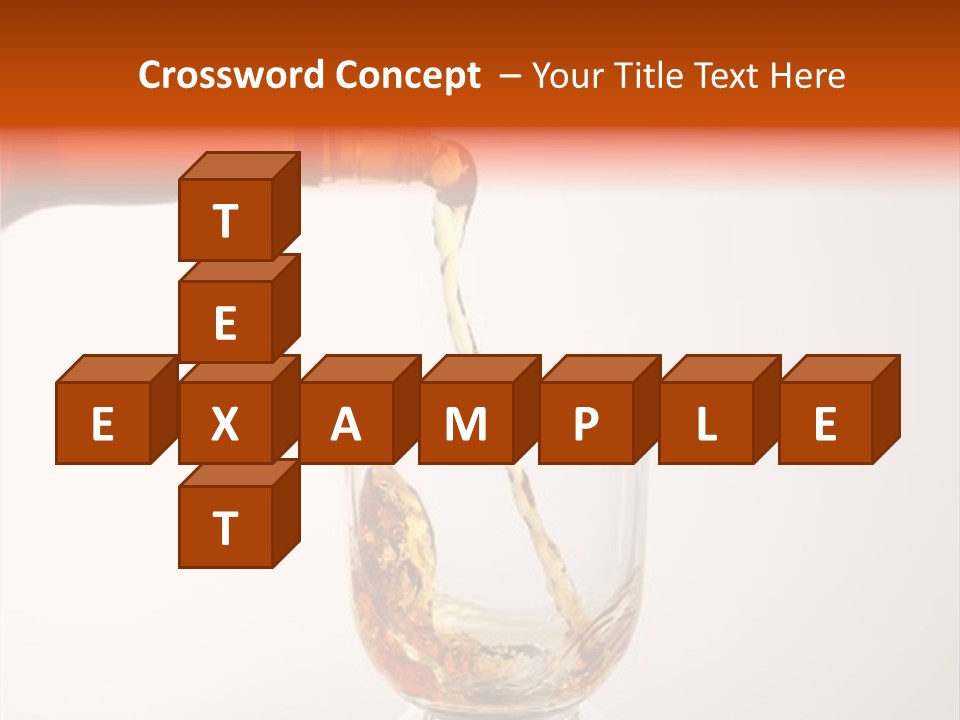 Whisky Scotch Pour PowerPoint Template