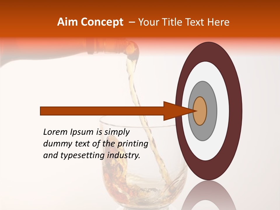 Whisky Scotch Pour PowerPoint Template