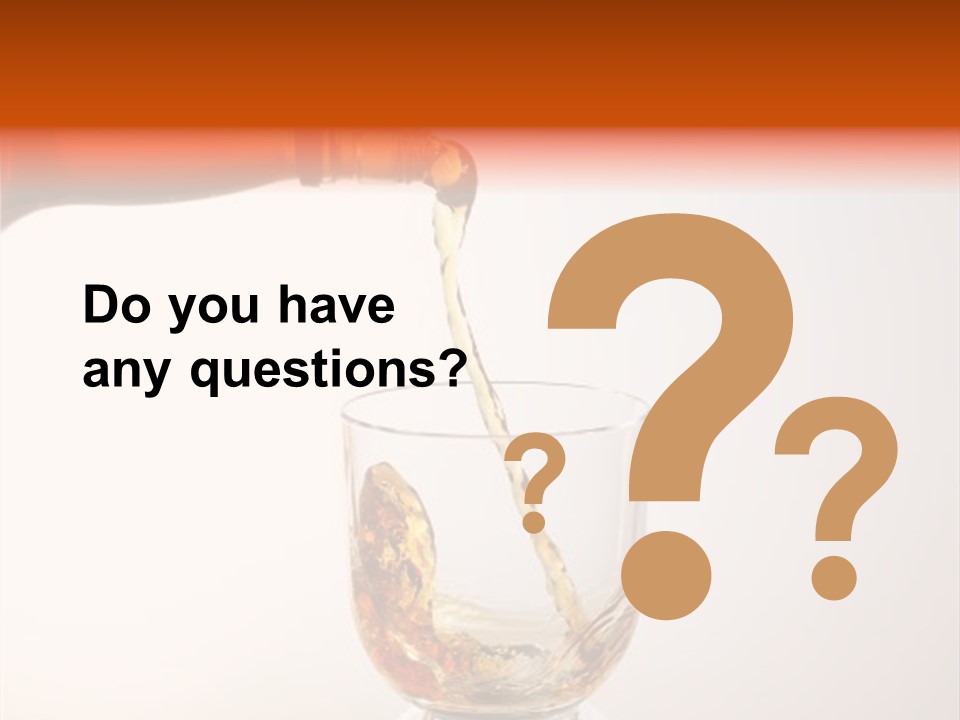 Whisky Scotch Pour PowerPoint Template