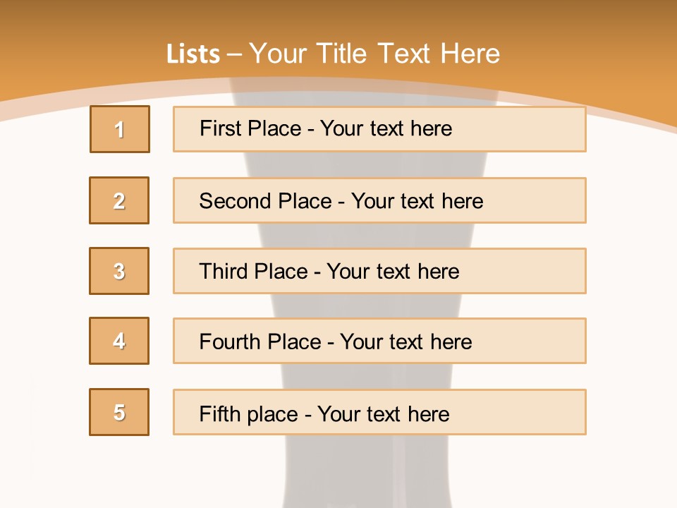 Pub Foam Isolated PowerPoint Template