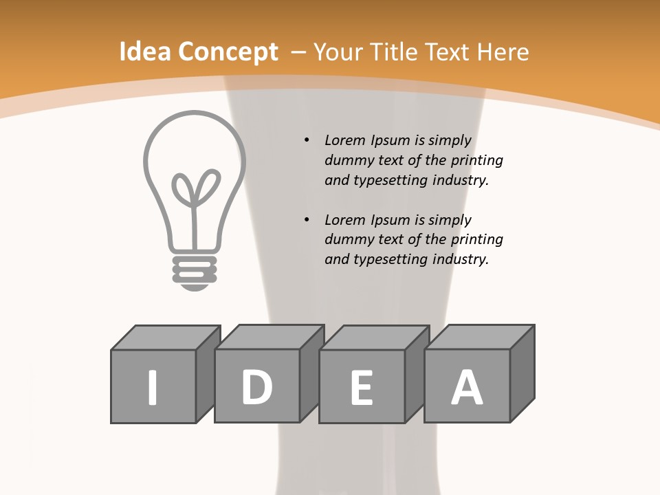 Pub Foam Isolated PowerPoint Template