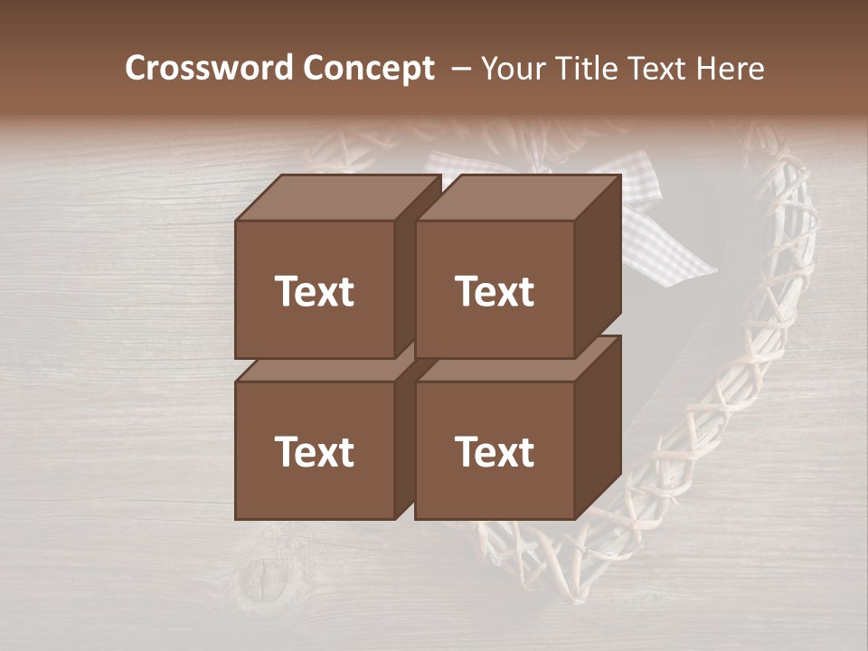 Wood Gift Wooden PowerPoint Template