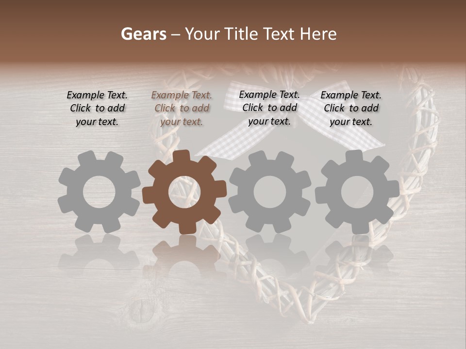 Wood Gift Wooden PowerPoint Template