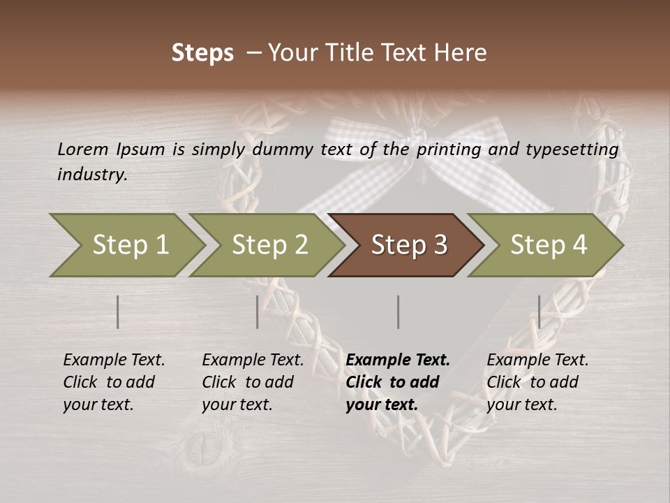 Wood Gift Wooden PowerPoint Template