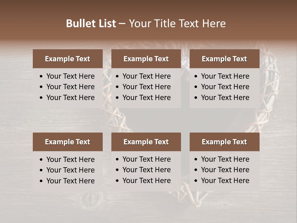 Wood Gift Wooden PowerPoint Template