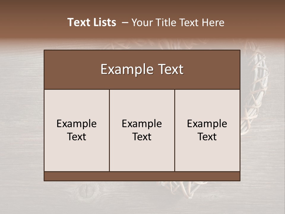 Wood Gift Wooden PowerPoint Template