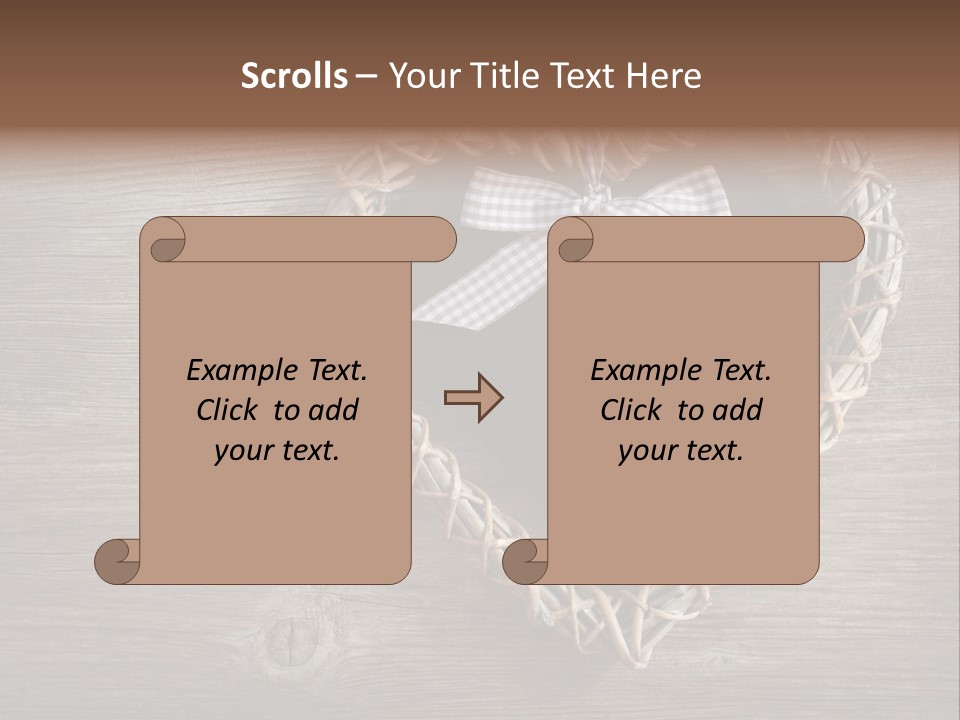 Wood Gift Wooden PowerPoint Template