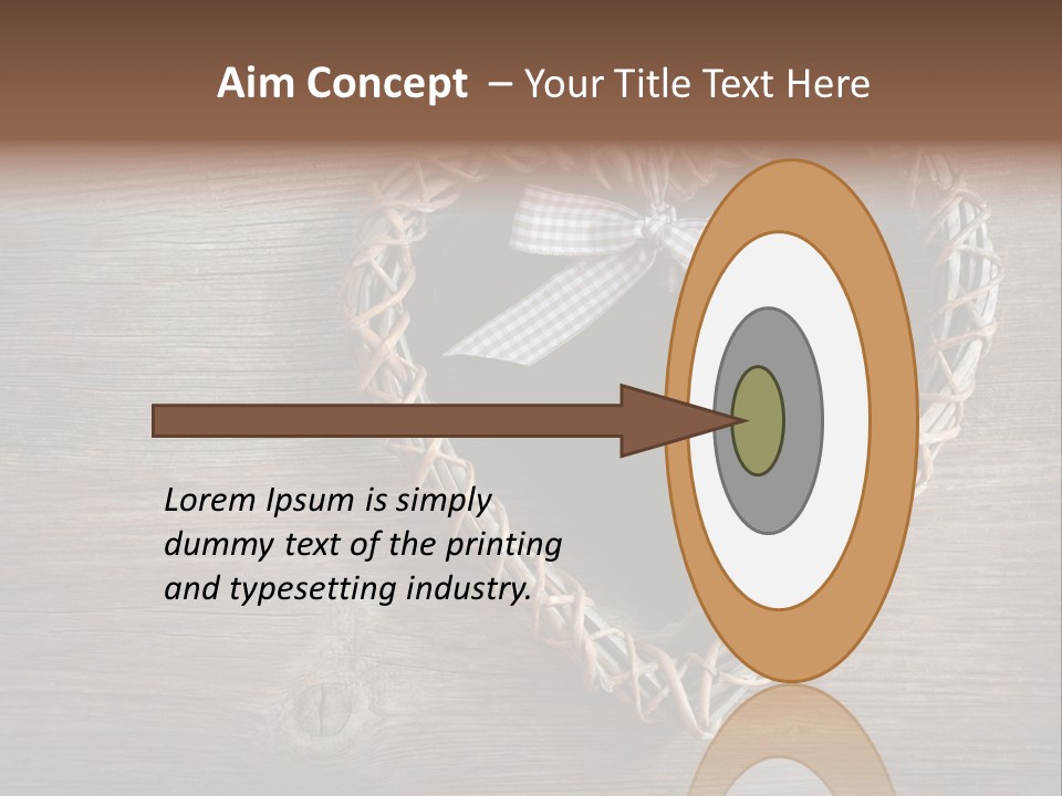 Wood Gift Wooden PowerPoint Template