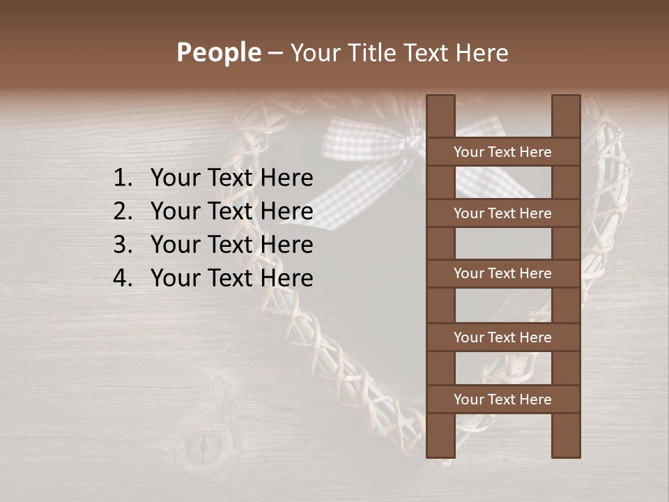 Wood Gift Wooden PowerPoint Template