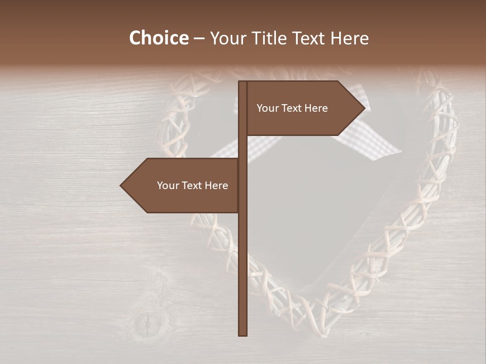 Wood Gift Wooden PowerPoint Template