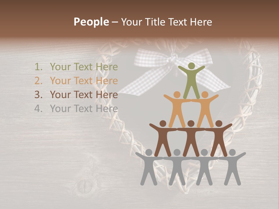 Wood Gift Wooden PowerPoint Template