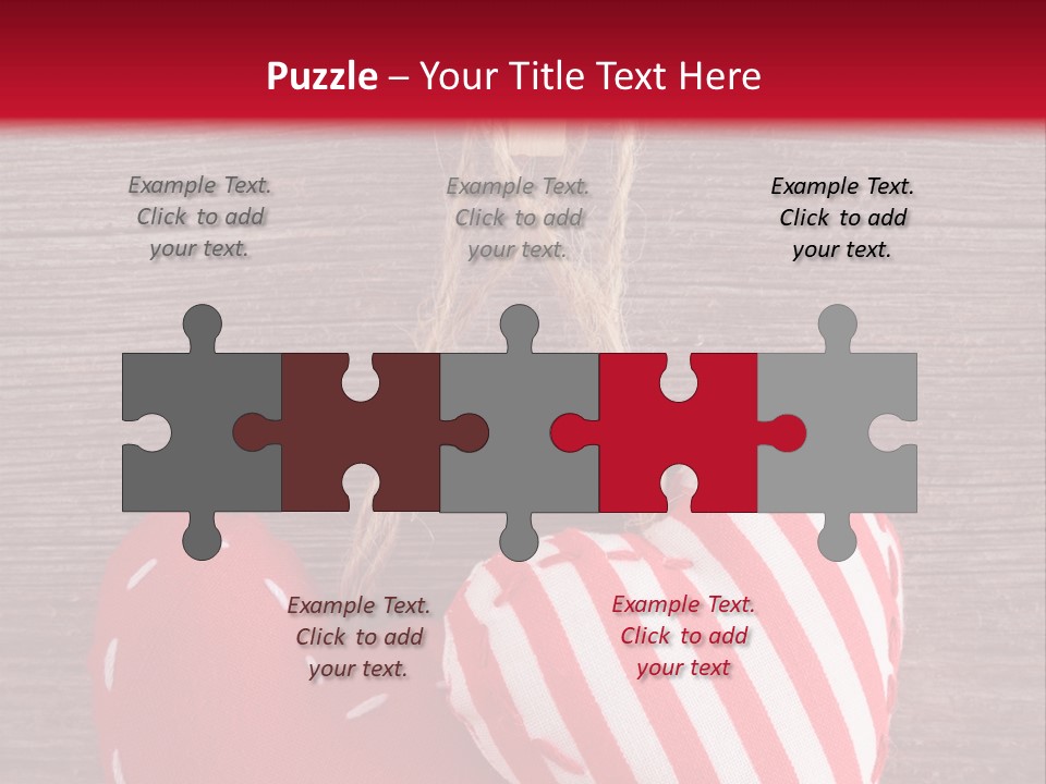 Cord Wood Textile PowerPoint Template