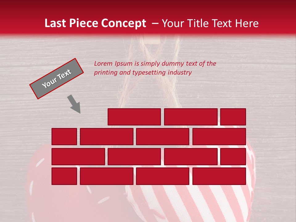 Cord Wood Textile PowerPoint Template