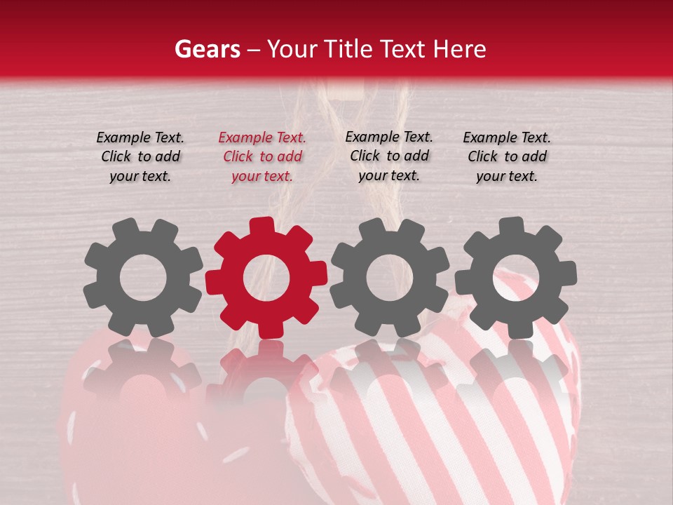 Cord Wood Textile PowerPoint Template