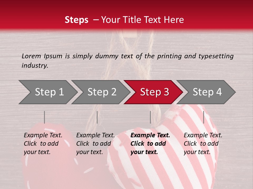 Cord Wood Textile PowerPoint Template