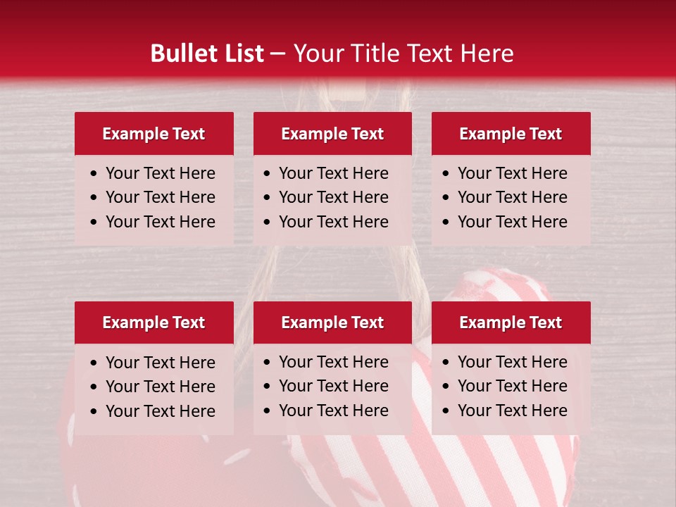 Cord Wood Textile PowerPoint Template