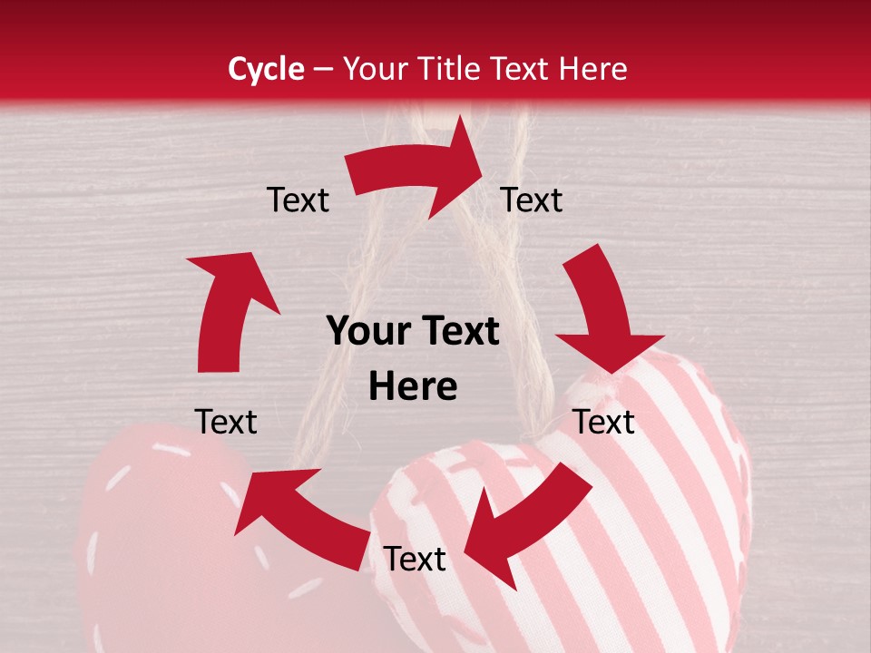 Cord Wood Textile PowerPoint Template