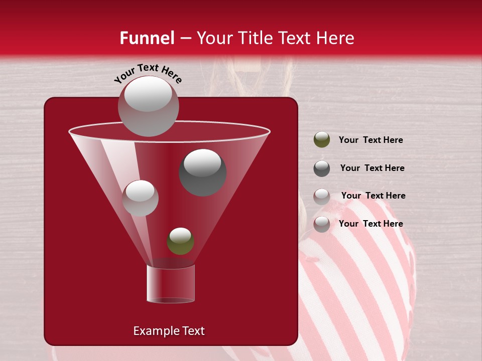 Cord Wood Textile PowerPoint Template