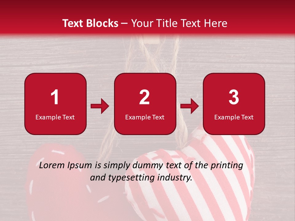 Cord Wood Textile PowerPoint Template