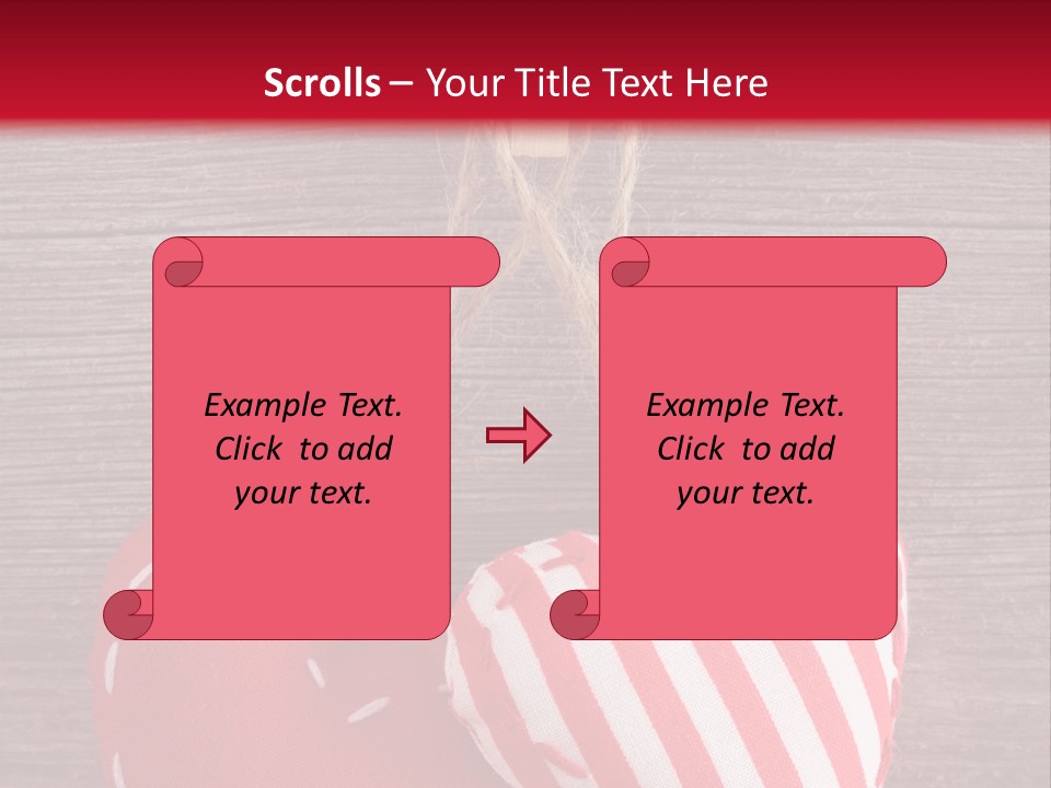 Cord Wood Textile PowerPoint Template