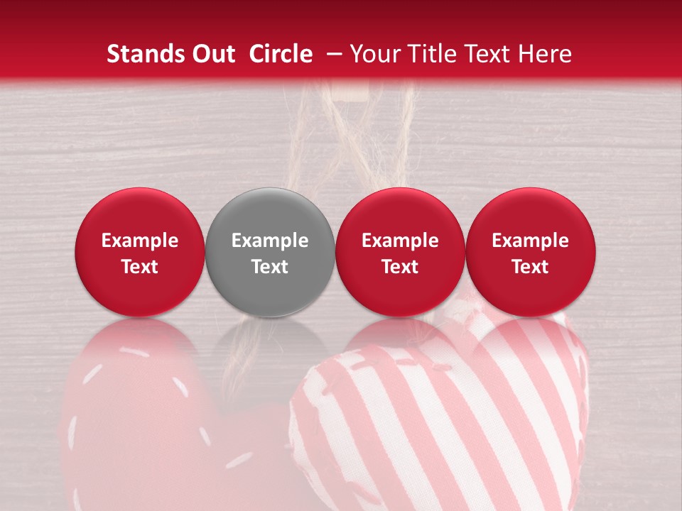 Cord Wood Textile PowerPoint Template