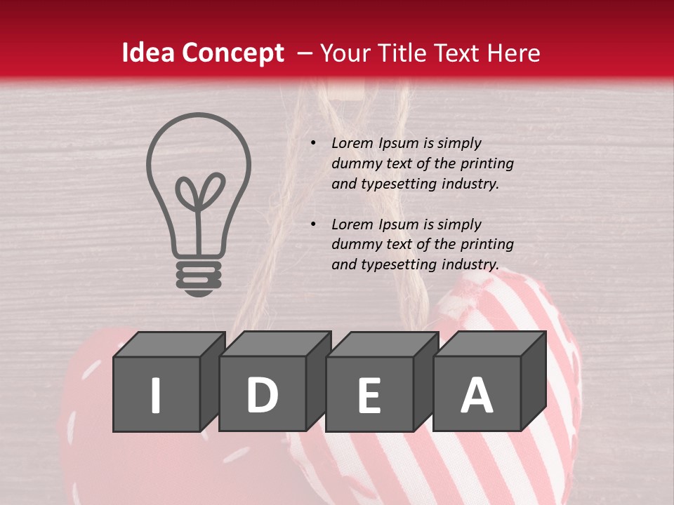 Cord Wood Textile PowerPoint Template